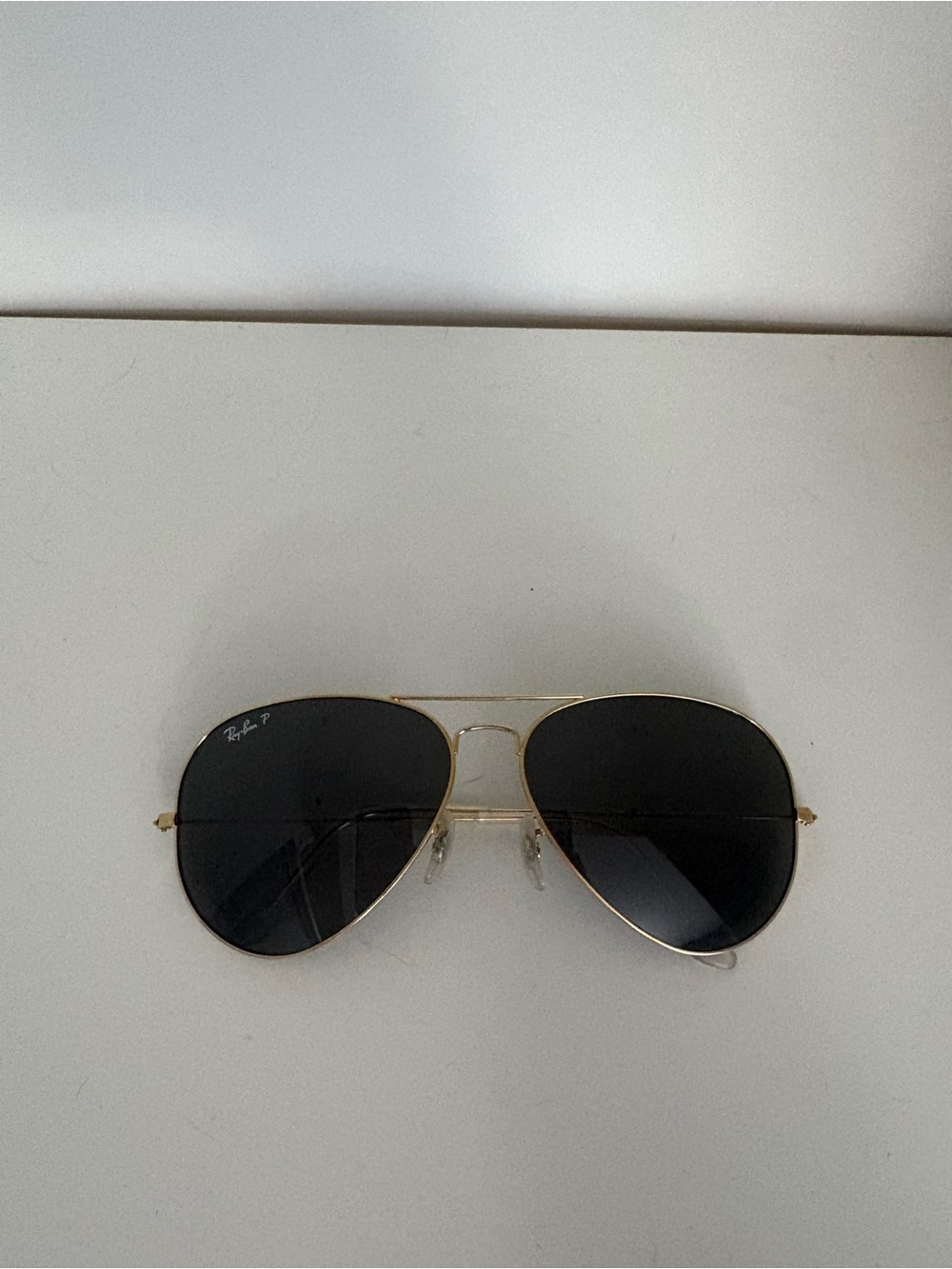 Ray-Ban Aviator Sunglasses - Gold Frame, Black Lenses